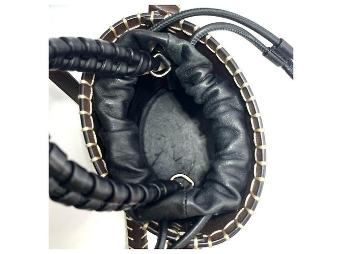 Bolso de hombro bucket Chloé Castaño - vista 7