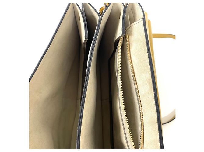 Borsa a tracolla Chloé Faye in pelle gialla Giallo - vista 8
