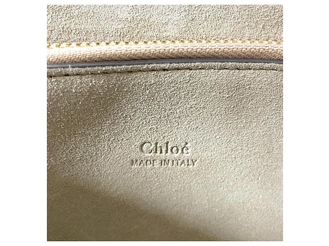 Borsa a tracolla Chloé Faye in pelle gialla Giallo - vista 9