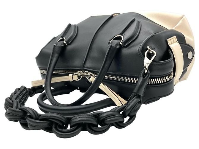 Borsa a tracolla Tod's D Styling Nero Bianco - vista 4