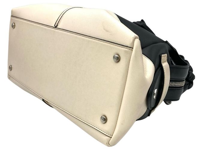 Borsa a tracolla Tod's D Styling Nero Bianco - vista 5