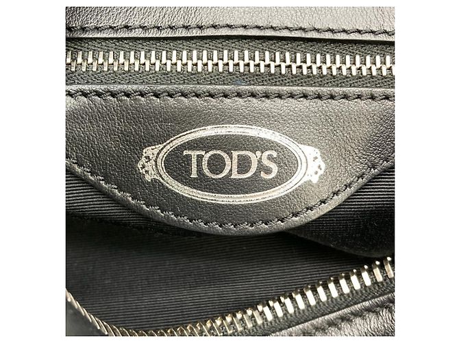 Borsa a tracolla Tod's D Styling Nero Bianco - vista 7