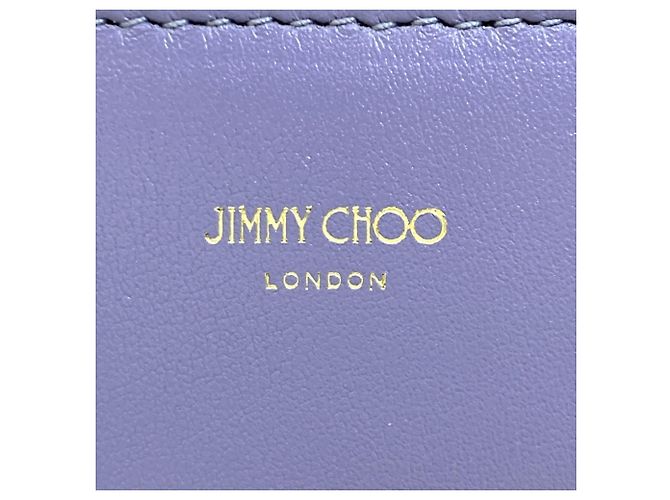 Borsa a tracolla Jimmy Choo Mini N S Tote CZN con borchie di cristallo Porpora - vista 8
