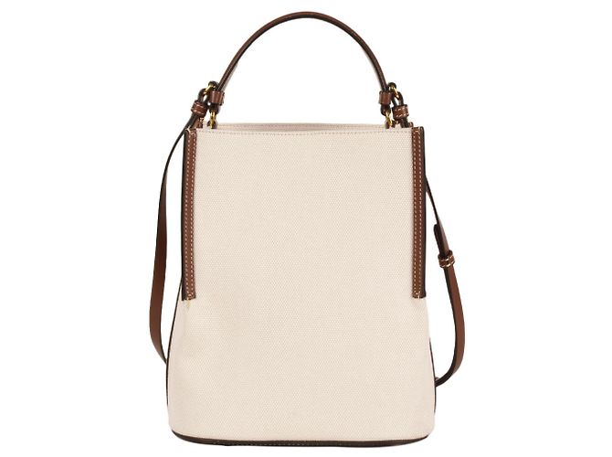 Borsa a secchiello Burberry Small Logo Graphic Peggy Marrone - vista 3
