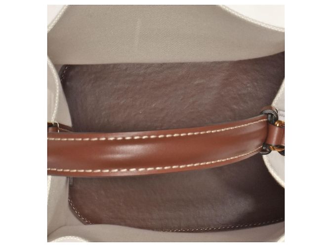 Borsa a secchiello Burberry Small Logo Graphic Peggy Marrone - vista 6