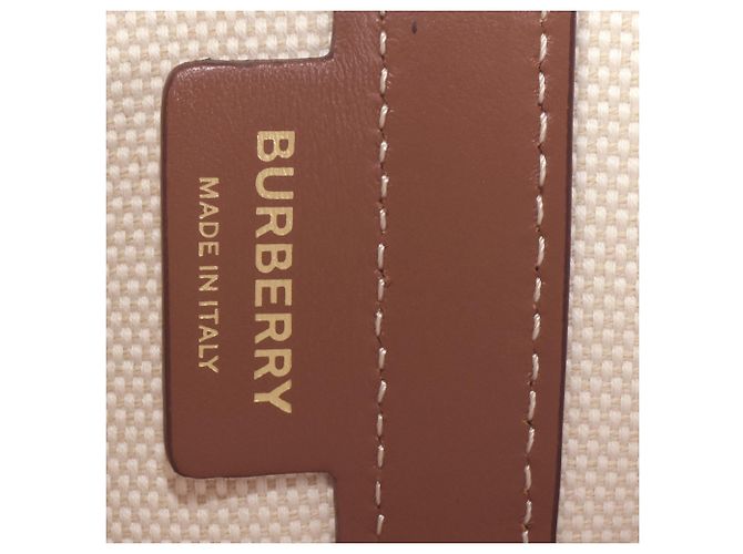 Borsa a secchiello Burberry Small Logo Graphic Peggy Marrone - vista 7