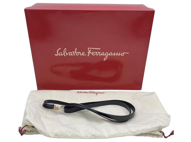 Borsa Salvatore Ferragamo Vara Ribbon Nero - vista 10