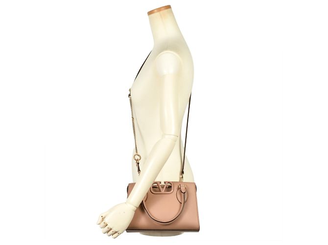 Borsa a mano 2-way Valentino V-logo Rosa - vista 8