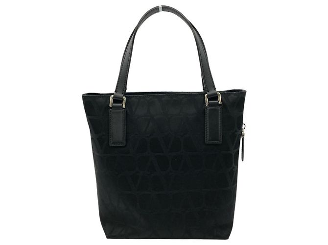 Borsa Tote Valentino in pelle nera Nero - vista 2