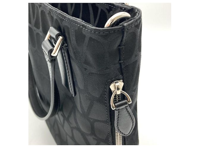 Borsa Tote Valentino in pelle nera Nero - vista 6