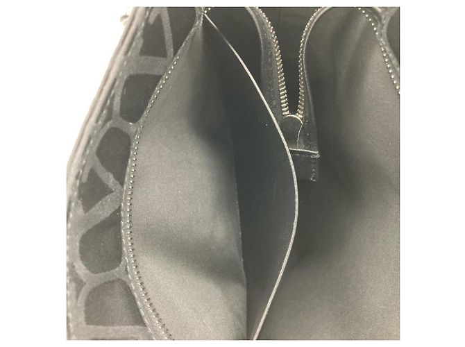 Borsa Tote Valentino in pelle nera Nero - vista 9