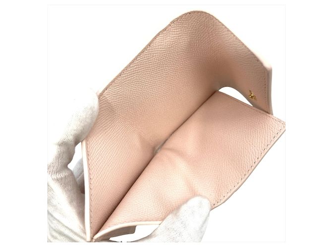 Cartera Tri-fold Gancini Salvatore Ferragamo Rosa - vista 6