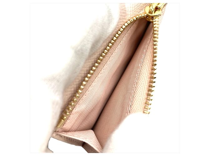 Cartera Tri-fold Gancini Salvatore Ferragamo Rosa - vista 7