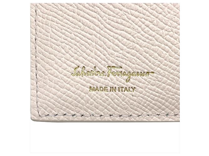 Cartera Tri-fold Gancini Salvatore Ferragamo Rosa - vista 9