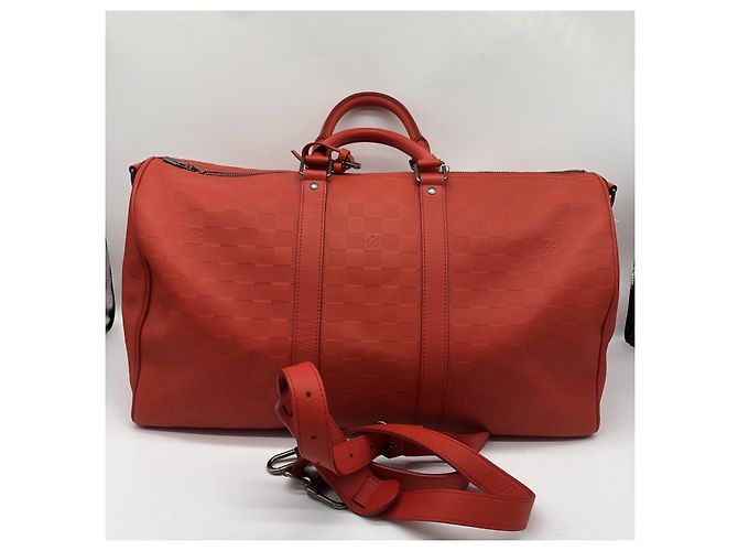Louis Vuitton Keepall Bandoulière Damier XS Rouge - vue 2