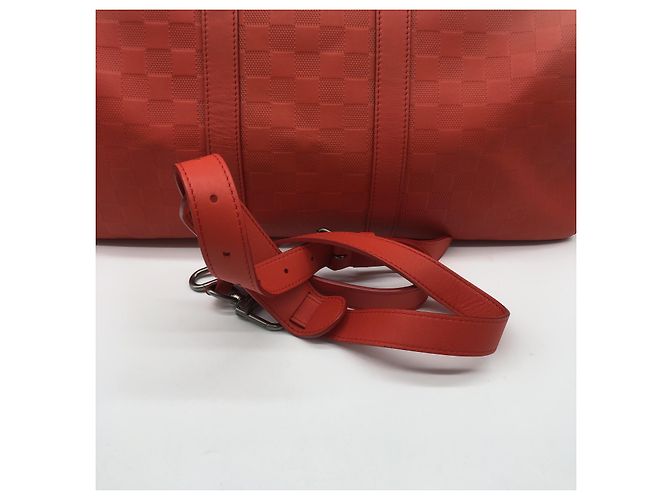 Louis Vuitton Keepall Bandoulière Damier XS Rouge - vue 6