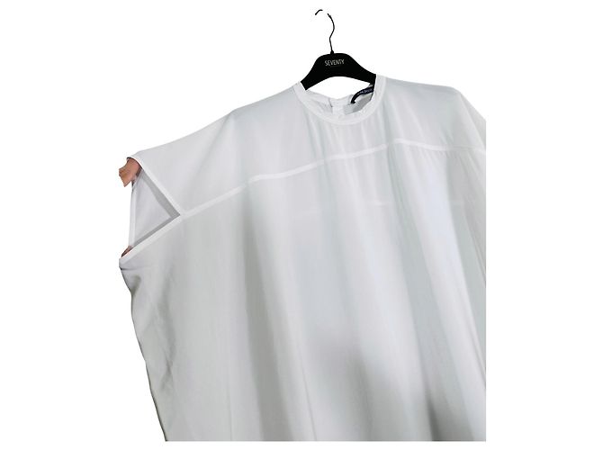Sofie D'Hoore Dunet Weißes Seiden-Kaftan-Kleid - Ansicht 2