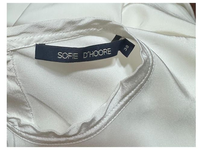 Sofie D'Hoore Dunet Weißes Seiden-Kaftan-Kleid - Ansicht 6