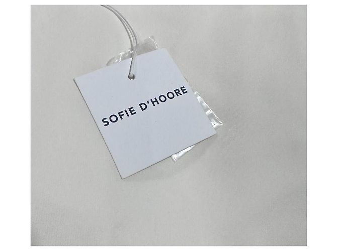 Sofie D'Hoore Dunet Weißes Seiden-Kaftan-Kleid - Ansicht 8