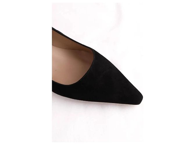 Décolleté Ava Lk Bennett in camoscio nero - vista 5