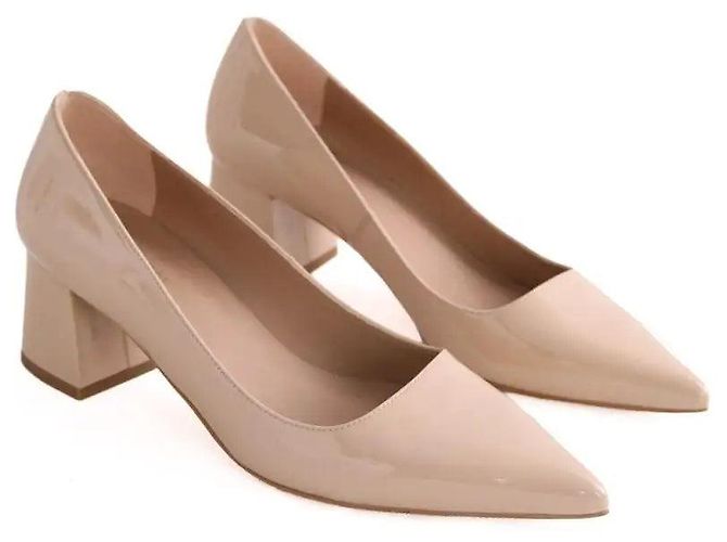 Lk Bennett Sloane Lackleder Pumps beige - Ansicht 3