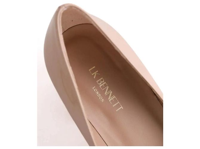 Lk Bennett Sloane Lackleder Pumps beige - Ansicht 4