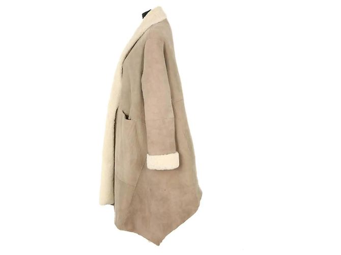 Chaqueta de cuero marrón Swildens Castaño - vista 3