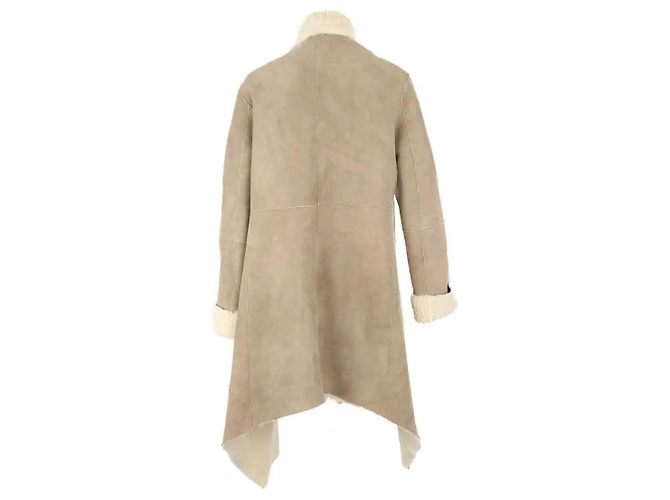 Chaqueta de cuero marrón Swildens Castaño - vista 4
