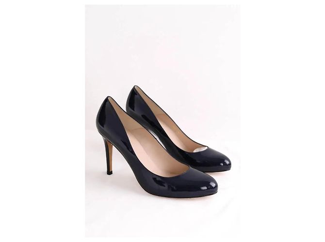 Lk Bennett Tacchi Stila blu navy - vista 3