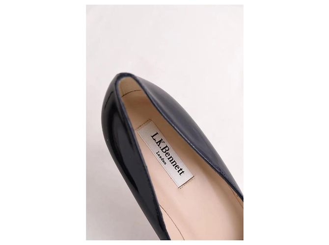 Lk Bennett Tacchi Stila blu navy - vista 4