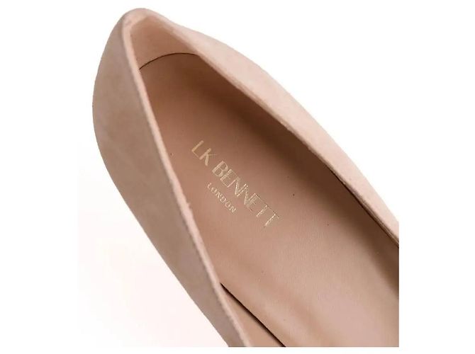 Lk Bennett Audrey Absatzschuhe beige Wildleder - Ansicht 4