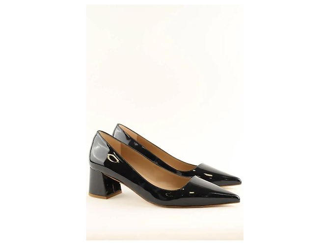 Lk Bennett Tacchi Sloane blu navy - vista 3