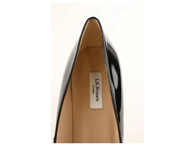 Décolleté Florete Lk Bennett in vernice nera Nero - vista 2