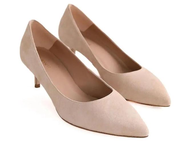Décolleté Audrey beige in camoscio Lk Bennett - vista 3