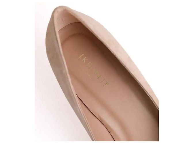 Décolleté Audrey beige in camoscio Lk Bennett - vista 4