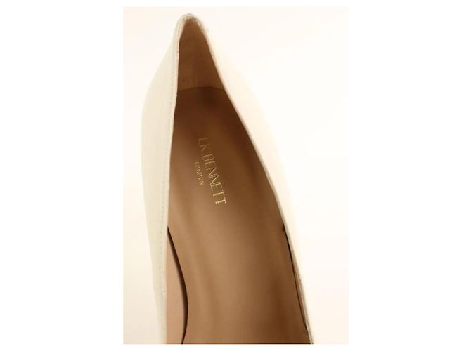 Lk Bennett Tacchi Floret new écru Crudo - vista 4