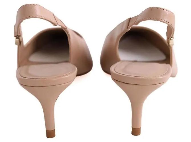 Décolleté Lettie in pelle beige Lk Bennett - vista 2