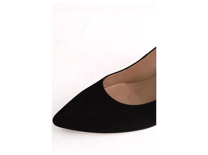 Décolleté Audrey nere in camoscio Lk Bennett Nero - vista 5