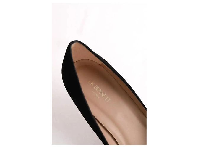 Décolleté Audrey nere in camoscio Lk Bennett Nero - vista 4
