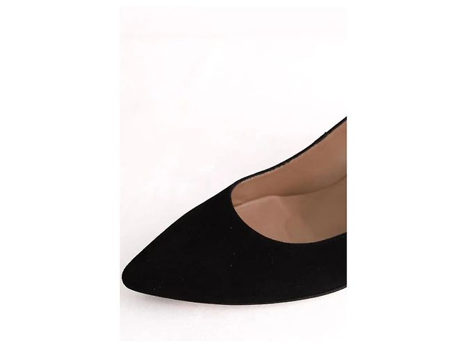 Décolleté Audrey nere in camoscio Lk Bennett Nero - vista 5
