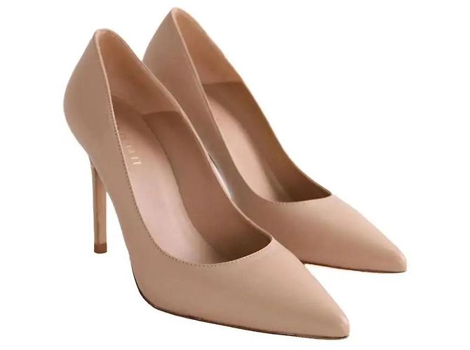 Décolleté Fern in pelle beige Lk Bennett - vista 3