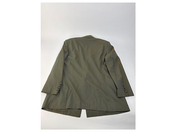 Vintage Givenchy Men's Wool Blend Suit Olive Green L - view 5