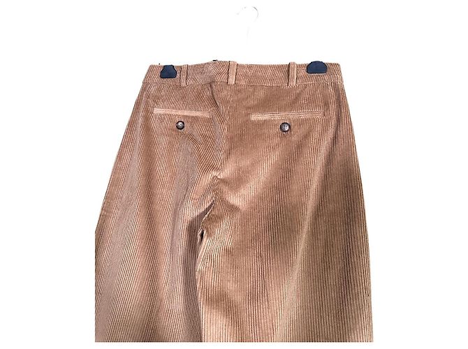 Laurence Bras Pantalones Anchos de Pana Camello - vista 5