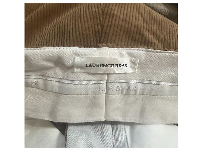 Laurence Bras Pantalones Anchos de Pana Camello - vista 6