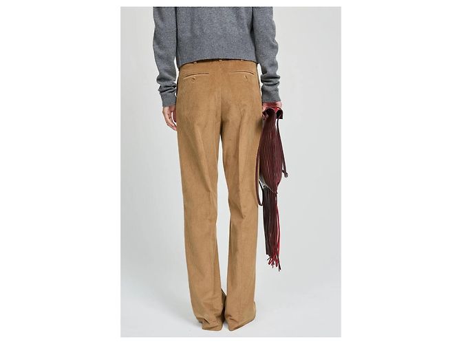 Laurence Bras Pantalones Anchos de Pana Camello - vista 9