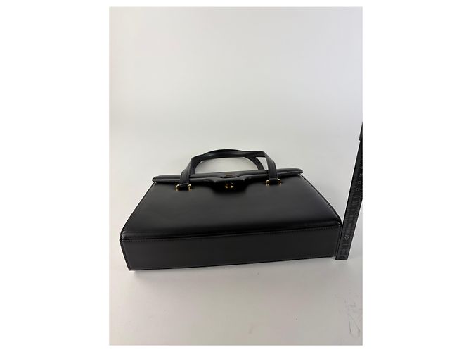 Vintage Givenchy Antigona Strukturleder Handtasche Schwarz - Ansicht 10
