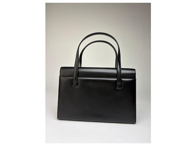 Vintage Givenchy Antigona Strukturleder Handtasche Schwarz - Ansicht 2
