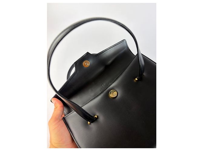 Vintage Givenchy Antigona Strukturleder Handtasche Schwarz - Ansicht 5