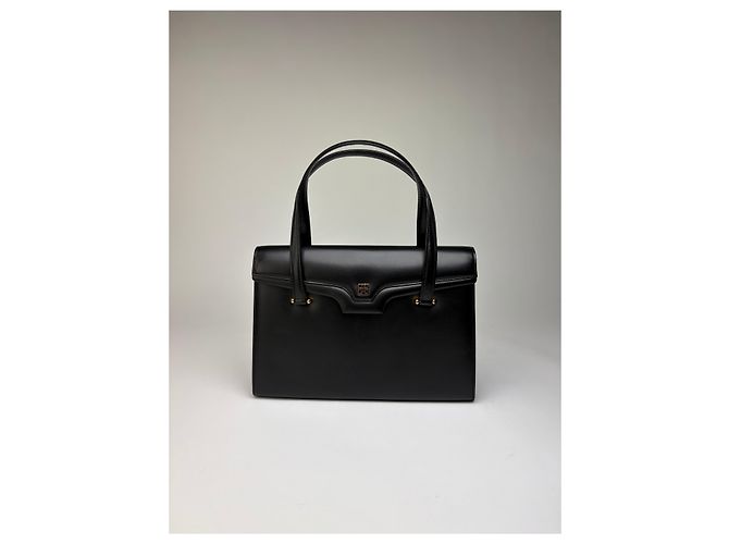Vintage Givenchy Antigona Strukturleder Handtasche Schwarz - Ansicht 6