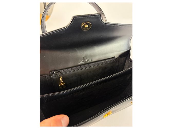 Vintage Givenchy Antigona Strukturleder Handtasche Schwarz - Ansicht 7